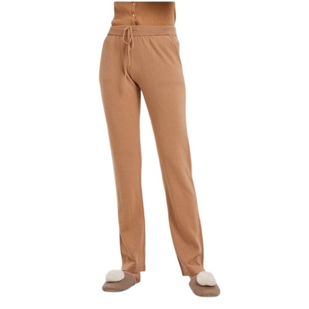 Nap Loungewear 100% Camel Brown Cashmere Pants $399 Xxl — image 5 of 8